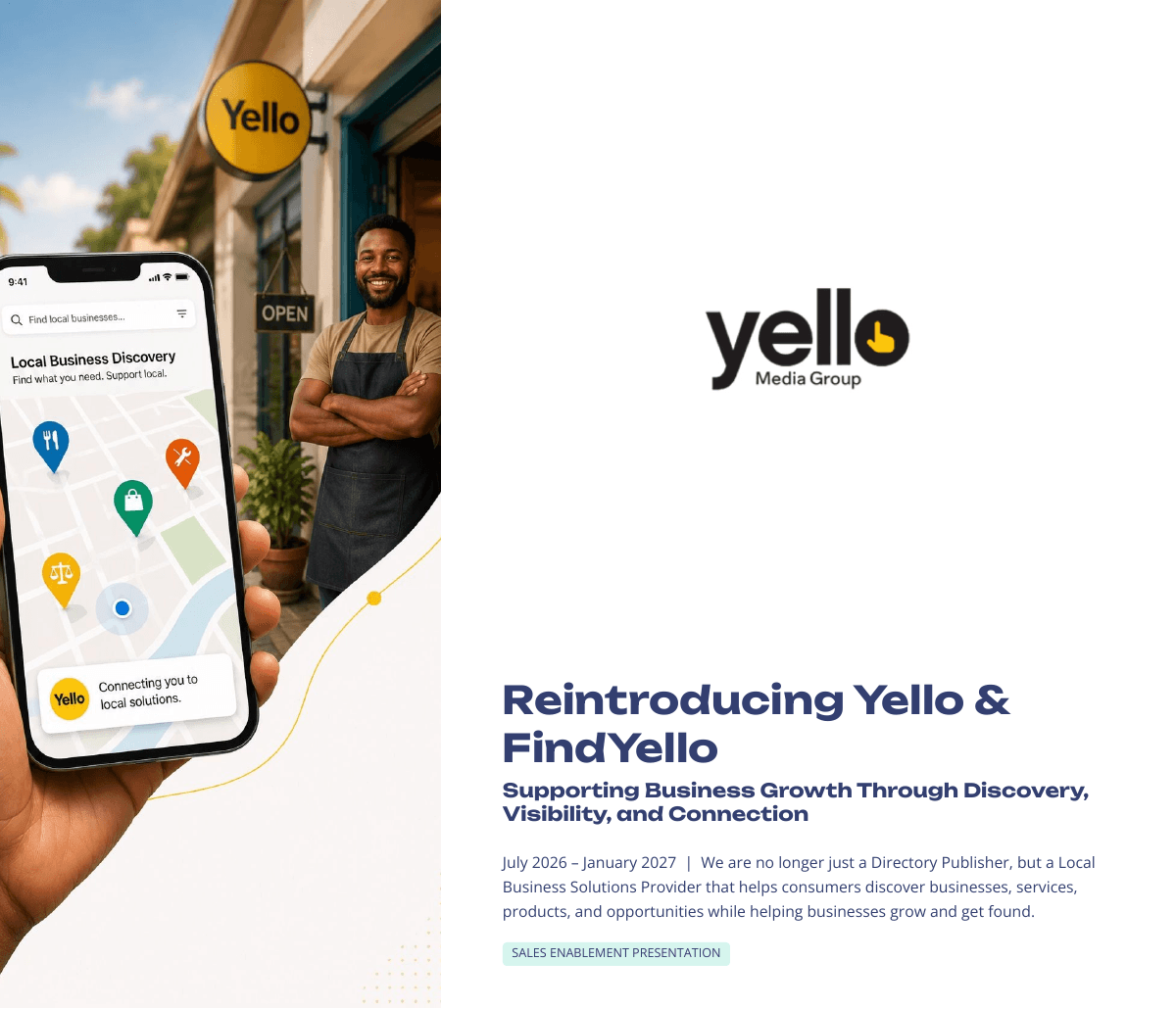Reintroducing Yello & FindYello presentation cover